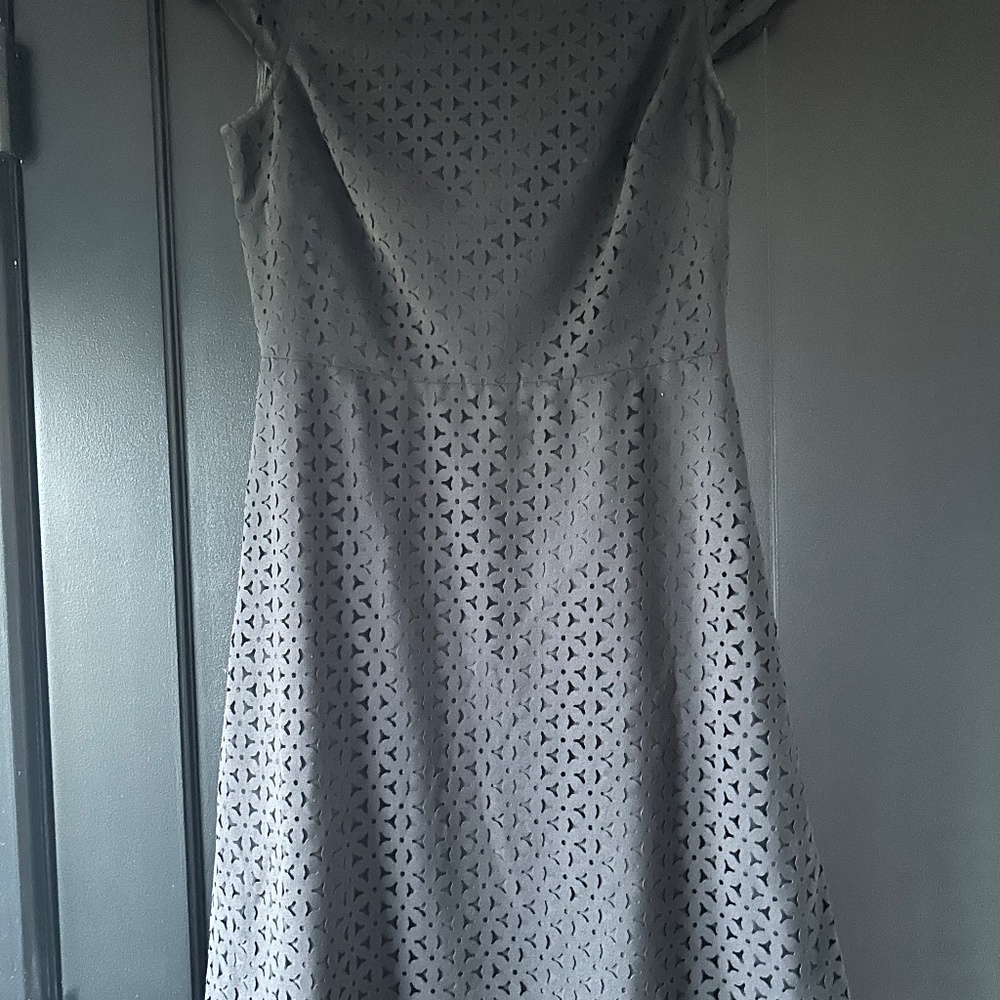 J. Crew black eyelet dress